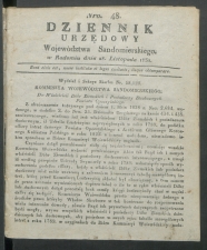 dziennik urzedowy woj.sandomierskiego 1830-48-00001